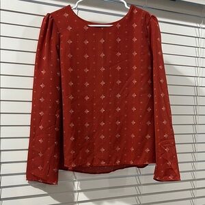 Elegant Burnt Orange Women's Top